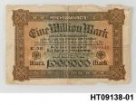 Bankovka jednostranná, 1 Mio. Reichsmark 1923