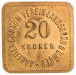 Peněžní známka s hodnotou 20 korun