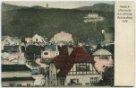 Liberec - výstava 1906 - uvnitř výstaviště - bar. - alpské panorama, Liebiegova výšina ´Deutsch-böhmische Austellung Reichenberg 1906´