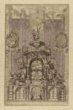 Efemérní pegma před Svatovítskou katedrálou při oslavě kanonizace sv. Jana Nepomuckého