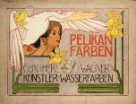 Návrh na plakát Pelikan Farben