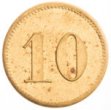 Peněžní známka s hodnotou 10