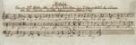 Rukopisný notový záznam Lidové hymny rakouského císařství