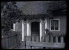 Malované žudro na obytném dome v Tvrdonicích, došek, plaňkový plot
