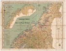 Cammermeyers reisekart over det sydlige Norge i 2 blade