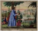 Antonius Aust: Ježíš uzdravuje hluchoněmého (akvarel)