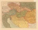 Rakousko Uhersko - nástupnické státy - mapa