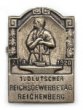 Odznak upomínkový - 1. německý říšský den průmyslu v Liberci 21. 8. 1920