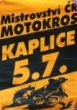 Mistrovství ČR. Motokros. Kaplice 