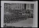 Fotografie, záběr na slavnostní přehlídku italské fašistické Mussoliniho armády