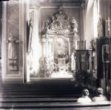 Skleněný stereonegativ: farní kostel Panny Marie v Jeseníku (1899)