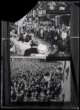 2 x fotografie, demonstrace 26. června 1958 v Dortmundu