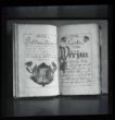 Stránky 26 a 27 rukopisné modlitební knihy z r. 1803