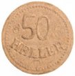 Nouzová mince s hodnotou 50 haléřů