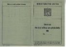 Služební řidičský průkaz pro příslušníka NB, č. 1436, Ministerstvo vnitra