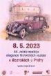 Plakátek k 44. ročníku soutěže elegance historických vozidel