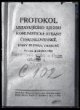Publikace Protokol ustavujícího sjezdu Komunistické strany československé, Praha, 14. –16. 5. 1921, úvodní strana.