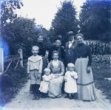 Návštěva z Brna, Supíkovice, srpen 1901 (skleněný stereonegativ)