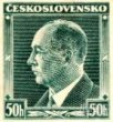 Heinz Bohumil, poštovní známka ČSR, 50 hal., dr. E. Beneš, b – 6. 10. 1937