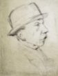 Autor neznámý, Podobizna muže v klobouku