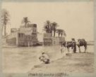 Arabská vesnice na břehu Nilu