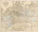 Post- & Reise-Karte von Deutschland und den nachbar Staaten