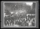 Fotografie, protestní shromáždění v Praze, 28. 10. 1918.