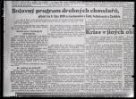 Bojovný program drobných chmelařů přijatých dne 5. 10. 1930 na konferencích v Žatci, Podbořanech a Zlonicích RP 12. X. 1930