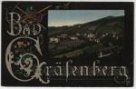 Barevná poštovní dopisnice s motivem lázní Gräfenberg