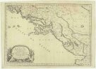 Coste de Dalmacie ou sont remarquees les places qui appartiennent a la republique di Venise, a la republique de Raguse et au grand seign. des Turqs