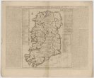 Carte ancienne et moderne de l'Irlande.