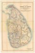 Map of the island of Ceylon