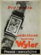 Vodotěsné hodinky Wyler přesné nerozbitelné