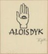 Předloha pro značku nakladatele Aloise Dyka