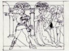 Kresba k ilustraci - Meč proti meči