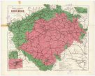 Eisenbahn- und Strassenkarte des Königreiches Böhmen