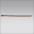 Bambusová hůl zdobená řezbou