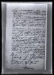 Dopis Hochlöbiche k. k. Statthalterer, poslední strana. Rukopis, špatně čitelné.