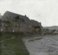 Povodeň na řece Bělé r. 1903 (skleněný stereodiapozitiv)