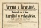 Divadelní cedule Karafiátek a rukavička aneb Popelka a nehody rodiny pána z Nemanic