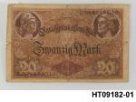 Bankovka oboustranná, 20 Mark 1914
