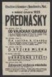 Přednášky v měsíci únoru 1925; divadelní představení „Ukradené štěstí“