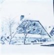 Skleněný stereonegativ:  dům č.p. 10 v supíkovické osadě Lomy (1900)