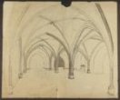 Studie gotické klenby (kaple, krypty)