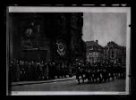 Pochod fašistů před Staroměstským orlojem, fotografie.