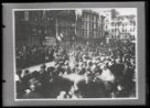 Fotografie, protestní shromáždění na Václavském náměstí v Praze, 28. 10. 1918.