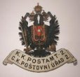 C. k. rakouský poštovní štít plechový
