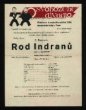 Plakát Osvobozeného divadla: R. Blaumanis: Rod Indranů