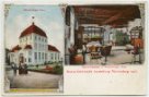 Liberec - výstava 1906, kvodlibetové - Liberecký dům ´Deutschböhmische Austellung Reichenberg 1906 // Reichenberger Haus. Tuchmacherstube im Reichenberger Haus.´