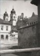 Trenčín, pohled z náměstí na hrad
